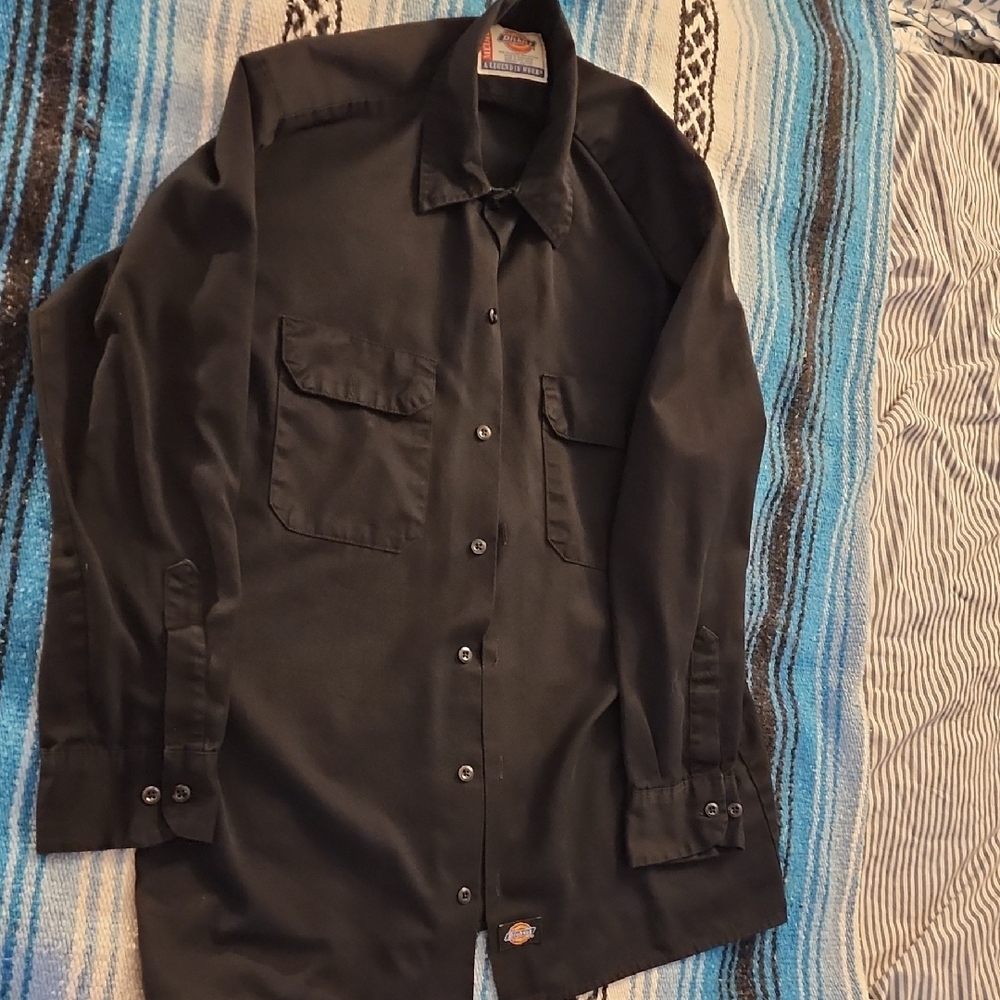 Dickies Classic Black Long Sleeve Shirt